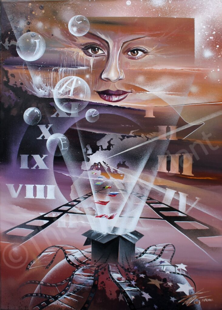 Boite Noire — Acrylic on canvas — 2003 — undefined format — by Thierry Mordant