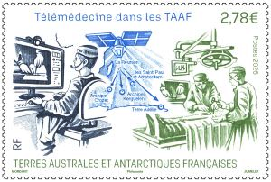 Timbre Telmedecine dans les TAAF — 2026 — by Thierry Mordant