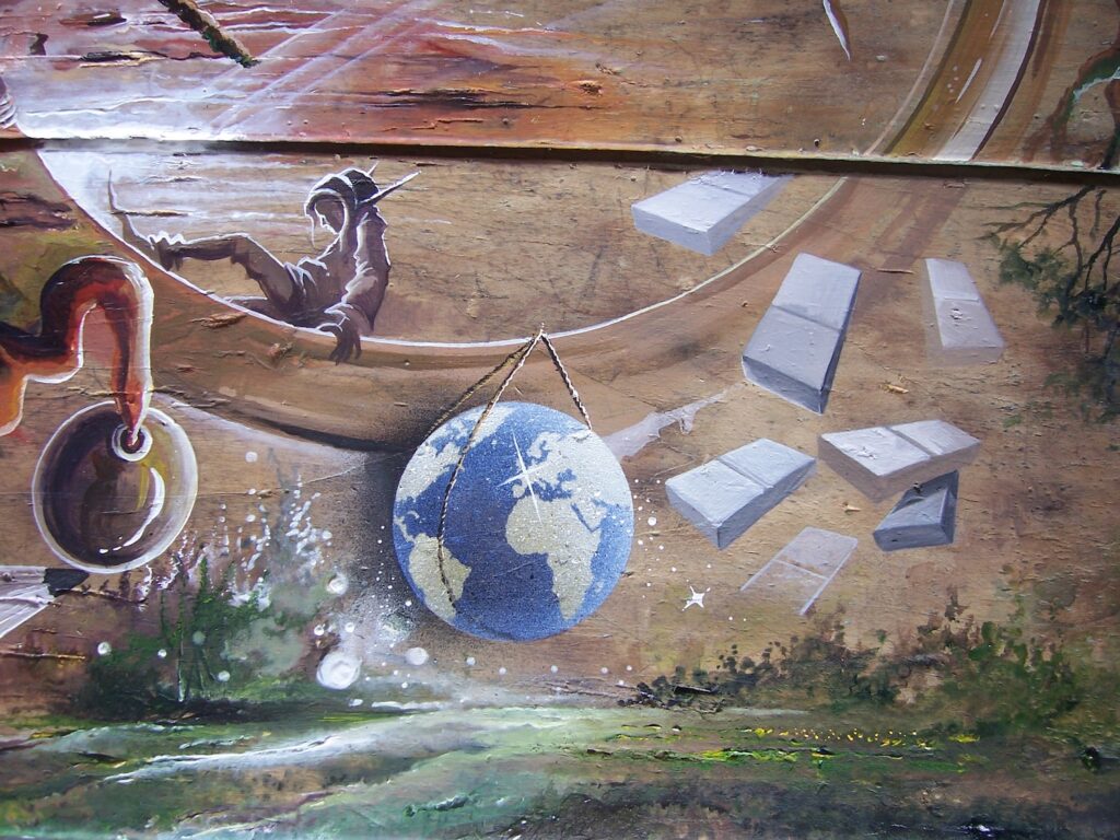 Table basse Lutin — Acrylic on wood — 2008 — Undefined format — by Thierry Mordant