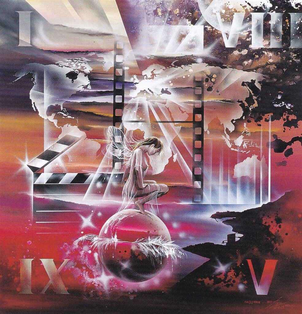 Naissance — Acrylic on canvas — 2003 — 120 x 120 cm— by Thierry Mordant