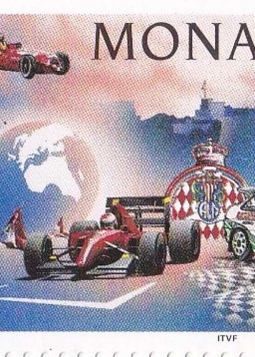 700 ans Famille Grimaldi Auto Club de Monaco,  Timbre commémoration