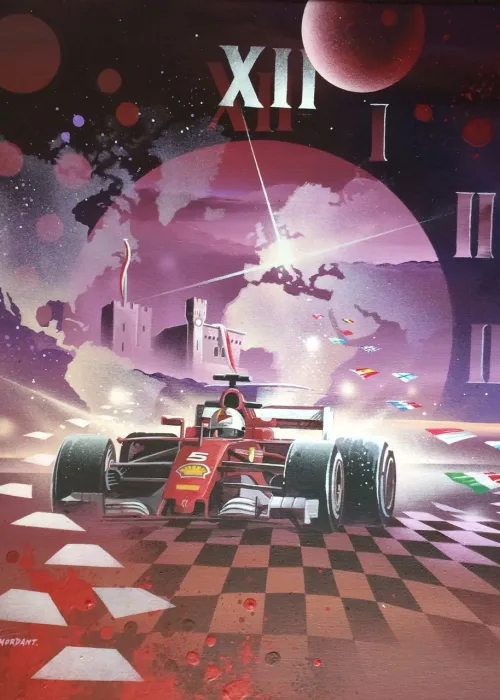 Come Back in MC/Vettel acrylique de Thierry Mordant 2017