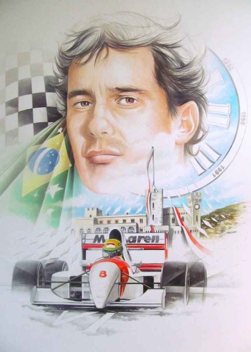 Hommage à Ayrton Senna par Thierry Mordant